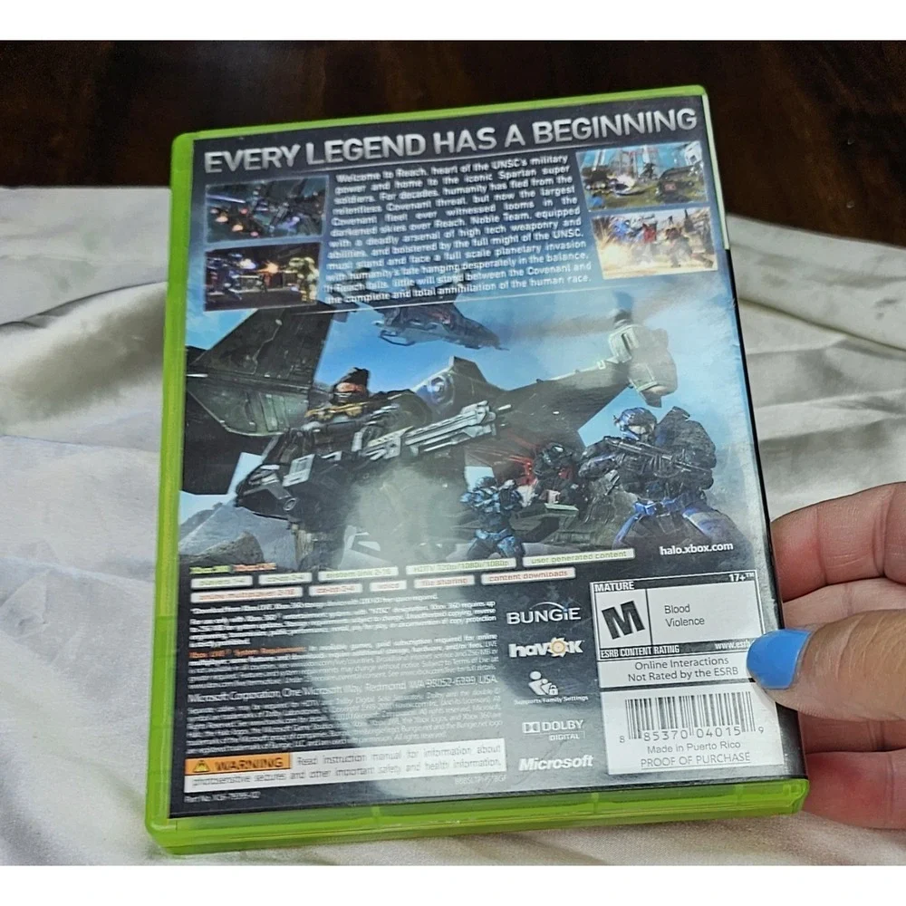 Halo Reach Xbox 360 CIB Game Microsoft Xbox 360 Complete with Manual